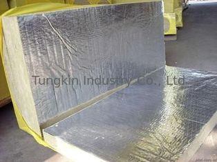 Sound Absorption stonewool Insulation Board Laminated With Aluminum Foil