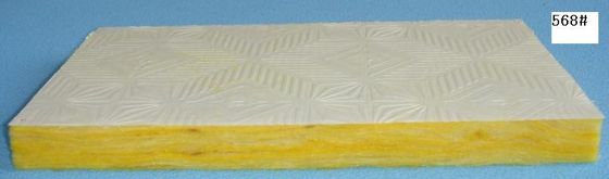 Lightweight Soundproof Glass Wool Ceiling Tiles , Acoustical Ceiling Panels