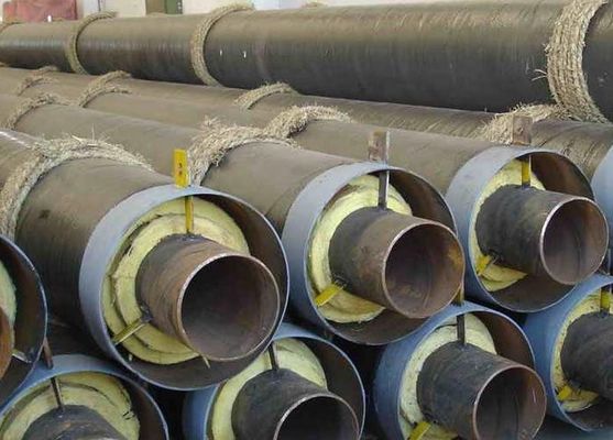 Low Dust stonewool Pipe Insulation , Mineral Wool Thermal Insulation Pipe
