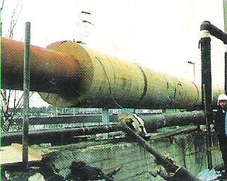 High Temp Pipe Insulation stonewool Soundproof , Rigid stonewool Pipe Cover