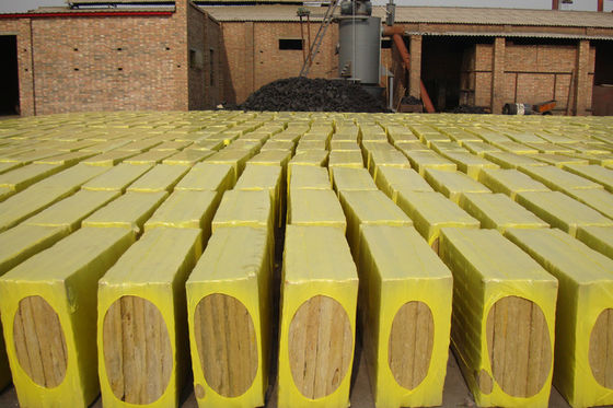 Tablero de aislamiento bajo de stonewool de la conductividad termal, OEM de las losas de las lanas minerales