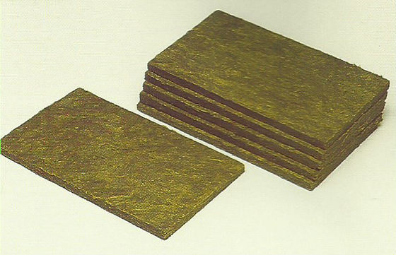 Anchura resistente da alta temperatura del panel de pared del aislamiento del fuego de stonewool 600m m
