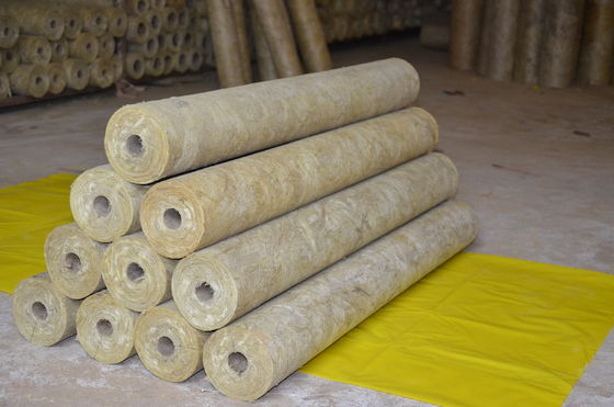 Grueso ligero 25m m - 100m m de stonewool del aislamiento termal del tubo