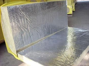 Tablero de aislamiento de stonewool de la absorción sana laminado con el papel de aluminio