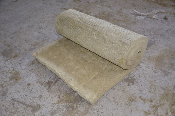 Material de construcción ligero rodado de la manta de aislamiento de stonewool 25m m - 150m m grueso